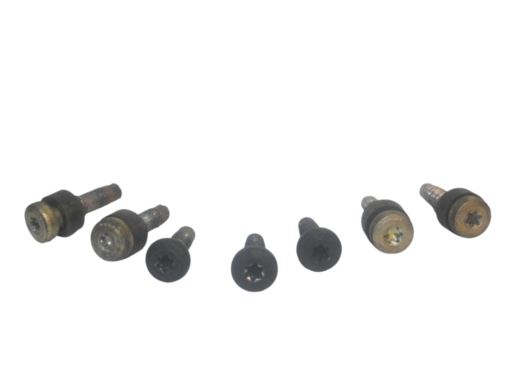 97-02 Jeep Wrangler TJ Complete Rear Seat Belt Bolts Set Mount Hardware