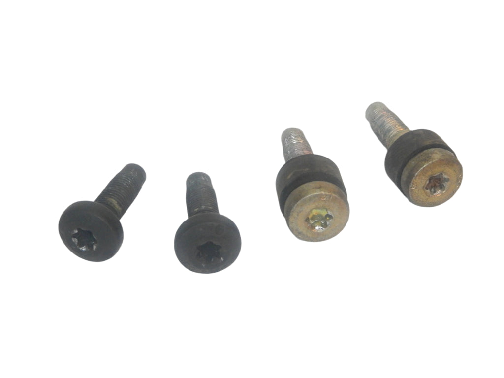 97-02 Jeep Wrangler TJ Rear Seat Belt Bolts Set Mount Hardware (4)