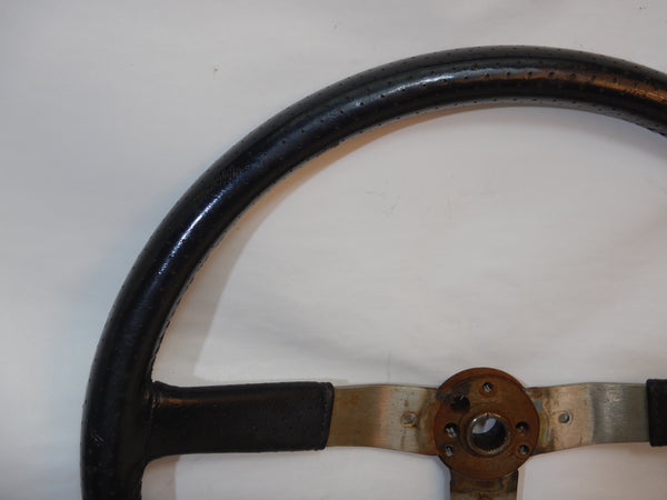 76-95 Wrangler YJ CJ Cherokee XJ Gray Leather Steering Wheel