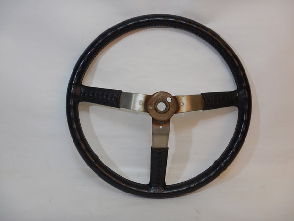 76-95 Wrangler YJ CJ Cherokee XJ Gray Leather Steering Wheel