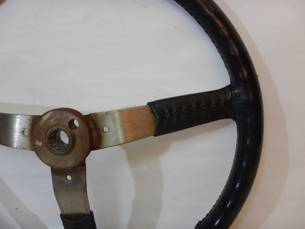76-95 Wrangler YJ CJ Cherokee XJ Gray Leather Steering Wheel