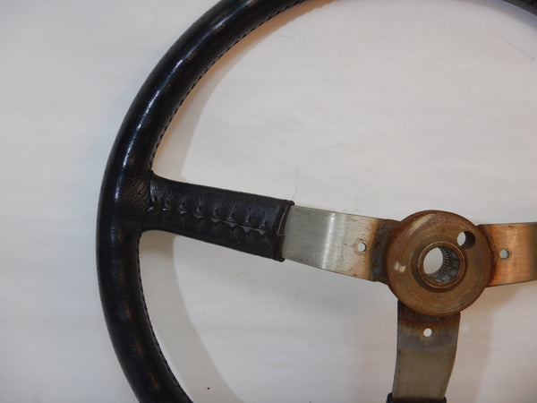 76-95 Wrangler YJ CJ Cherokee XJ Gray Leather Steering Wheel