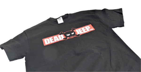 DeadJeep Logo T-Shirt Black 100% Cotton