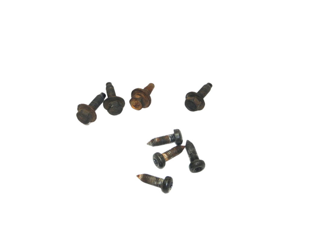 97-02 Wrangler TJ Hardware ONLY Fold Tumble Rear Seat Brackets Bolts Screws