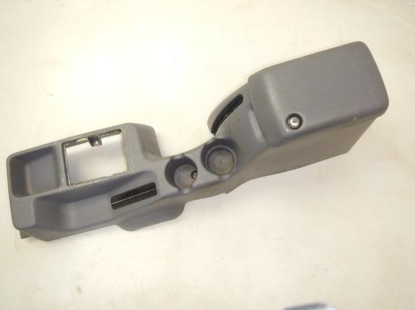 97-02 Jeep Wrangler TJ OEM 1 Piece Center Console Mist Gray Grey