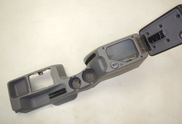 97-02 Jeep Wrangler TJ OEM 1 Piece Center Console Mist Gray Grey