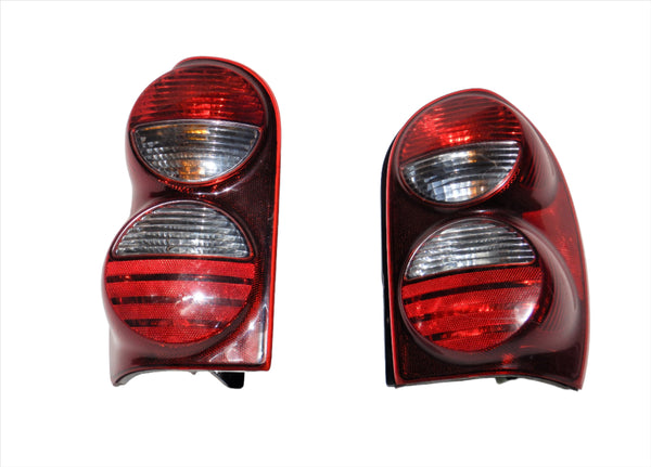 05-07 Liberty KJ Tail Light Taillight Lamp Pair Set Driver Passenger 55157060 55157061