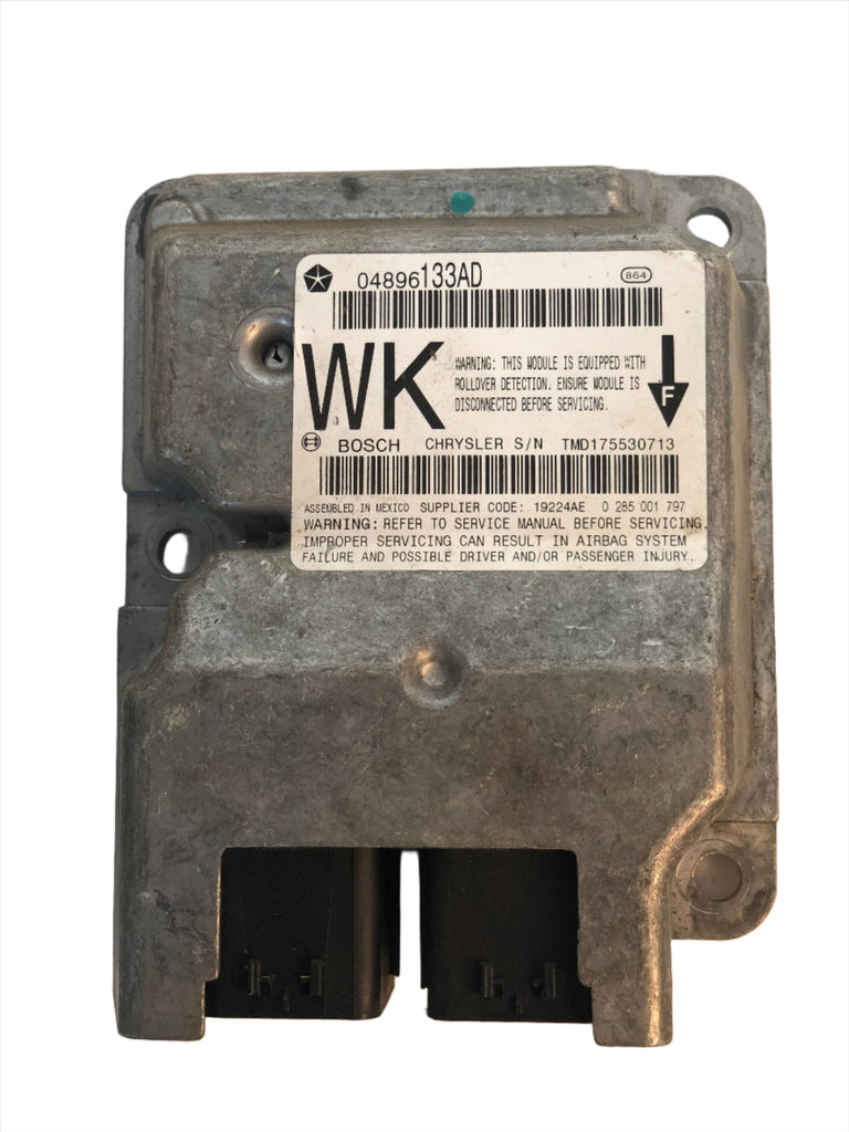 05-07 Grand Cherokee WK Occupant Restraint Airbag Control Module Computer 04896133AD
