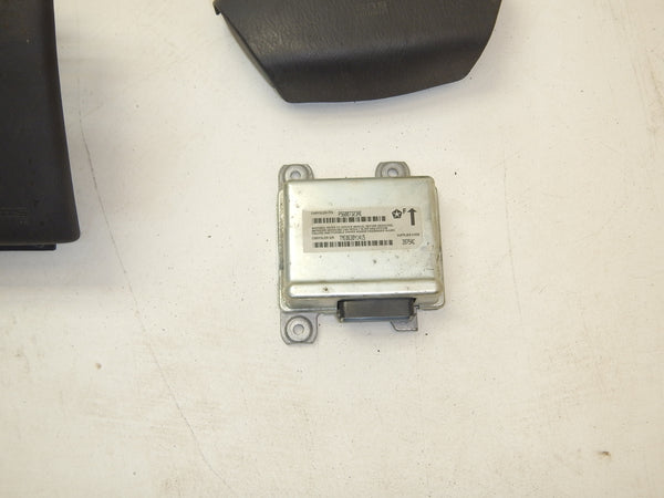 00-01 Cherokee XJ Air Bag Driver Passenger Set w/ Control Module 56007323AE