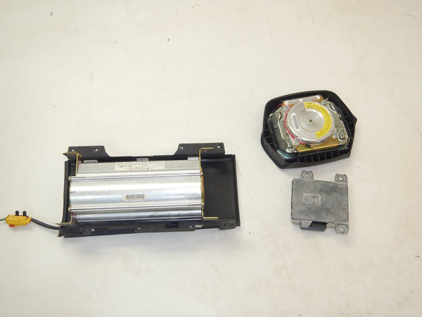 00-01 Cherokee XJ Air Bag Driver Passenger Set w/ Control Module 56007323AE
