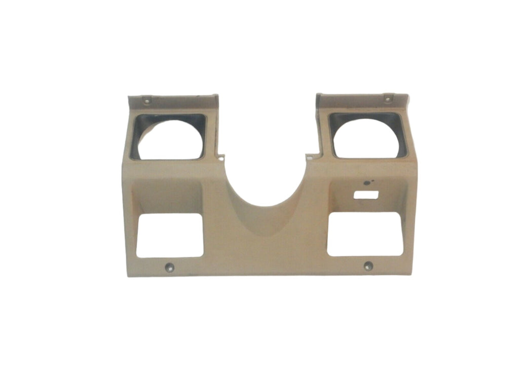 87-95 Jeep Wrangler YJ Steering Column Dash Bezel Insert Sand Tan