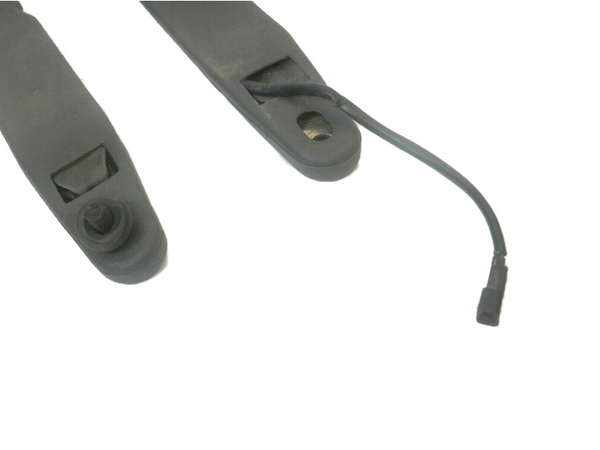 87-95 Cherokee XJ Gray Driver Passenger Female Seat Belt Ends Buckle Latch Pair