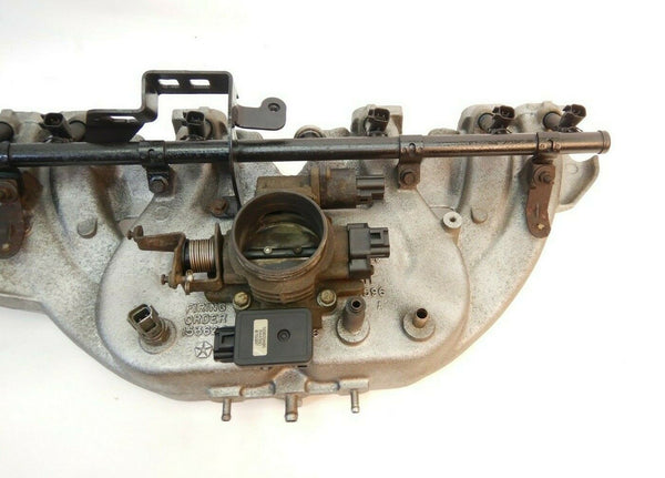 91-06 Wrangler TJ Cherokee XJ 4.0L High Output Plenum Complete Intake Manifold Throttle Body Sensors