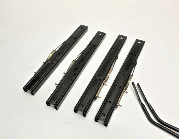 91-95 Wrangler YJ Driver Passenger Front Seat Slider Frame Adjuster Pair 14"