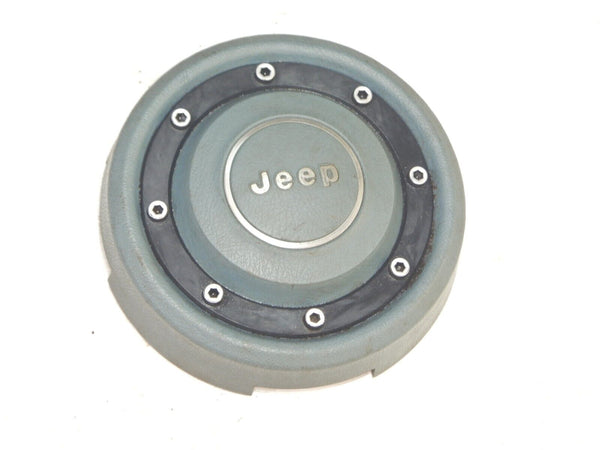 84-95 Jeep Cherokee XJ Wrangler YJ Green Wheel Horn Button Cap