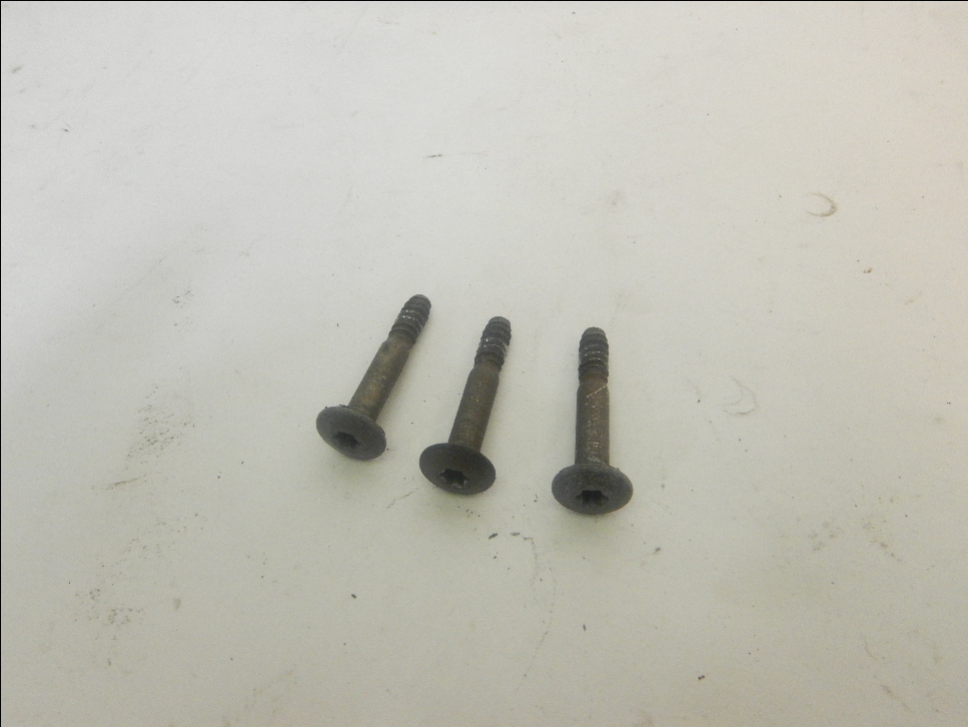 97-06 Wrangler TJ Door Latch Lock Bolts Screws Hardware Set of 3