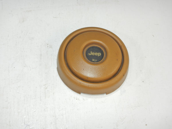 84-95 Jeep Cherokee XJ Wrangler YJ Tan Wheel Horn Button Cap 52007235