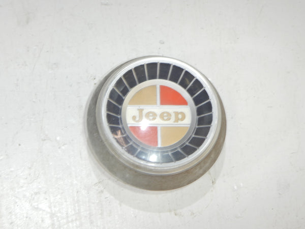60-70 Jeep Jeepster Wagoneer SJ J Truck Series Chrome Wheel Horn Button Cap