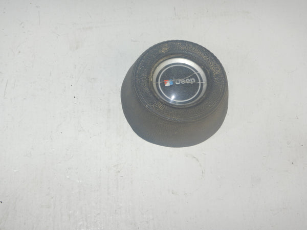 74-79 Jeep CJ Wagoneer SJ J10 Cherokee XJ FSJ AMC Black Wheel Horn Button Cap
