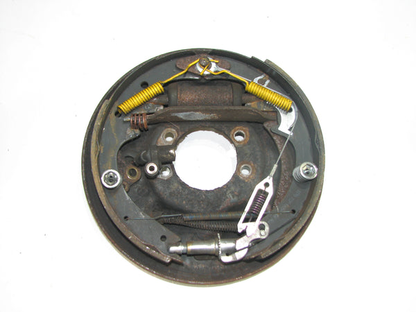 93-95 Grand Cherokee ZJ Driver Rear Drum Brake Backing Plate Assembly 10 Inch