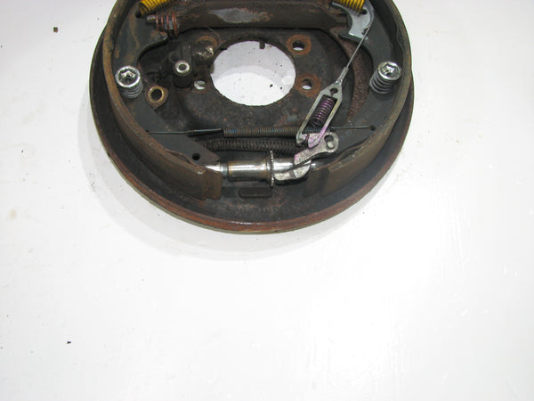 93-95 Grand Cherokee ZJ Driver Rear Drum Brake Backing Plate Assembly 10 Inch