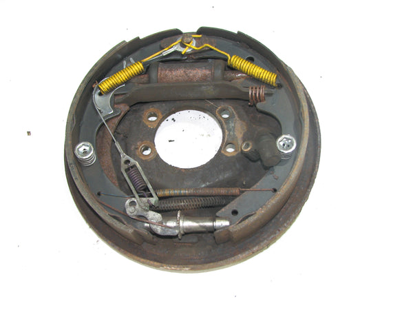 93-95 Grand Cherokee ZJ Passenger Rear Drum Brake Backing Plate Assembly 10 Inch