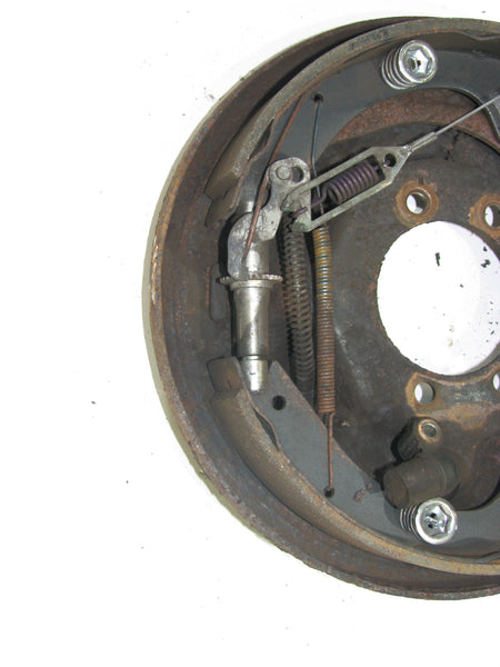 93-95 Grand Cherokee ZJ Passenger Rear Drum Brake Backing Plate Assembly 10 Inch