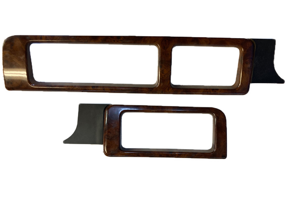 96-98 Grand Cherokee ZJ Wood Grain Dash Trim Bezel Pair 55115116 55115117