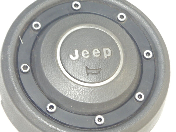 87-95 Jeep Wrangler YJ Gray Grey Wheel Horn Button Cap