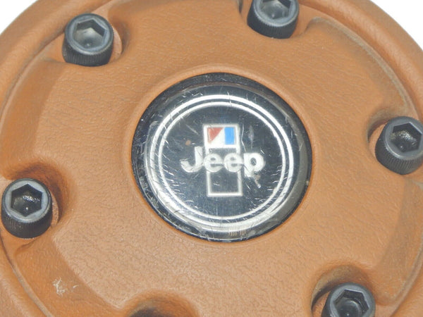 80-86 Jeep CJ5 CJ7 CJ8 Scrambler AMC OEM Spice Wheel Horn Button Cap 3238067