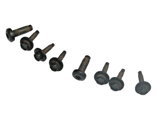 97-06 Wrangler TJ Front Seat Slider Frame Adjuster Bracket Bolts Set (8)