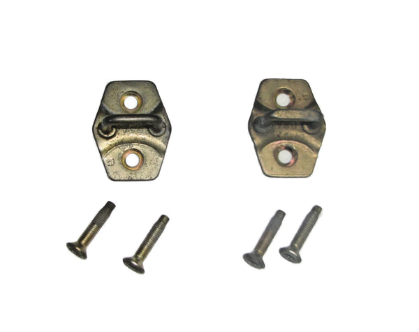 97-06 Wrangler TJ OEM Door Striker Latches w/ Screws Driver Passenger Pair