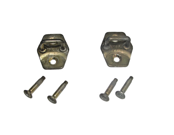 97-06 Wrangler TJ OEM Door Striker Latches w/ Screws Driver Passenger Pair