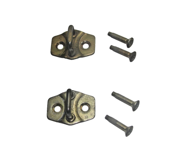 97-06 Wrangler TJ OEM Door Striker Latches w/ Screws Driver Passenger Pair