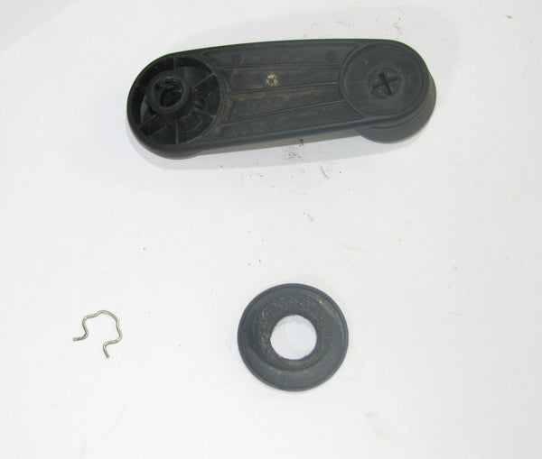 97-06 Wrangler TJ OEM Manual Crank Window Handle Knob w/ Clip Black