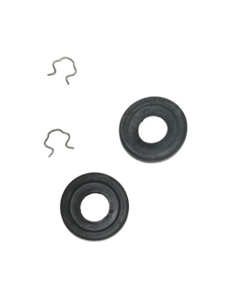 97-06 Wrangler TJ OEM Manual Crank Window Handle Knob w/ Clip Black Pair