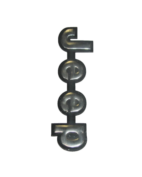 84-01 Cherokee XJ Jeep Logo Plate Emblem Decal Chrome