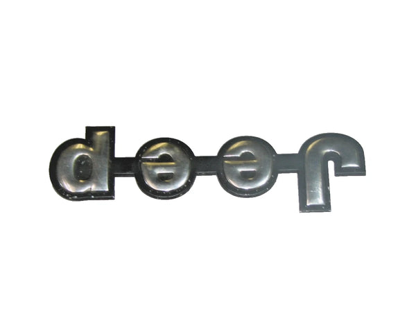 84-01 Cherokee XJ Jeep Logo Plate Emblem Decal Chrome