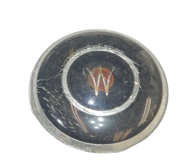 50-64 Jeep Willys Jeepster Station Wagon Black Wheel Horn Button Cap 920208