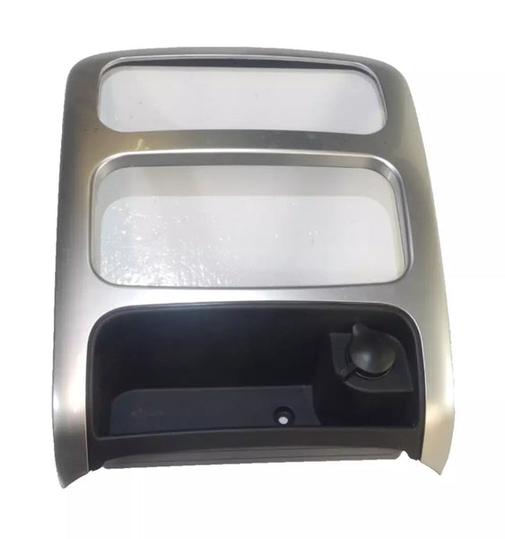 02-07 Jeep Liberty KJ Silver Dash Radio Heater Bezel No Ashtray 5KC22TRMAA