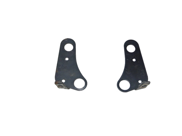 87-95 Wrangler YJ Driver Passenger Soft Top Front Windshield Bracket Pair