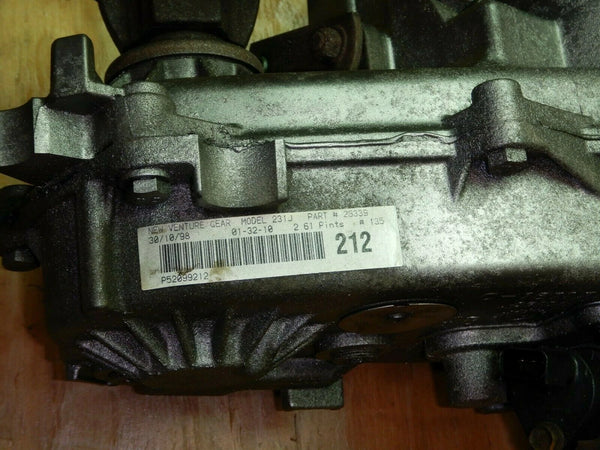 96-01 Cherokee XJ OEM 231 Transfer Case 23 Spline Short 4.0 NV231 231J