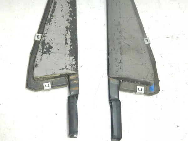 97-06 Wrangler TJ OEM Driver Passenger Front Full Hard Door Glass Sail Pair