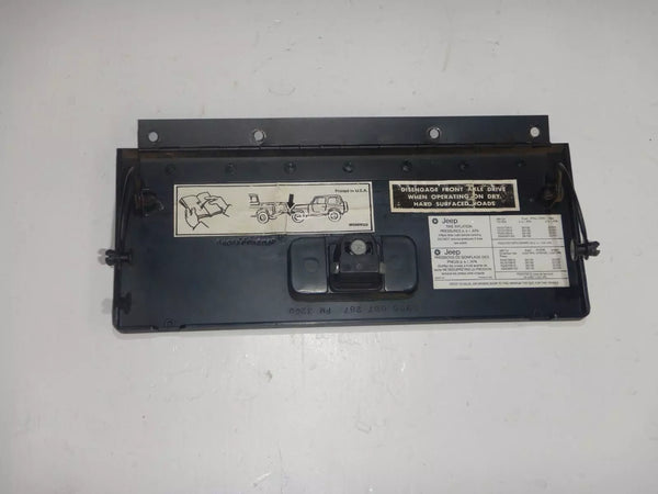 87-95 Jeep Wrangler YJ Agate Glove Box Glovebox Door w/ Hinge & Lock