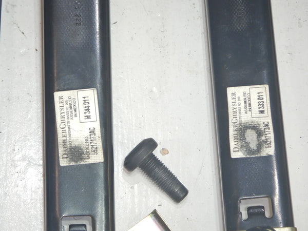 97-02 Wrangler TJ Front Driver Passenger Seat Belt Shoulder Adjuster Pair