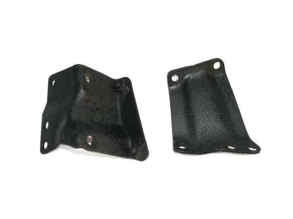 76-86 CJ OEM Power Steering Box Upper Lower Bracket Pair
