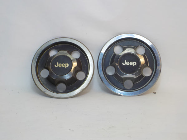 87-95 Wrangler YJ Wheel Center Cap Set Two (2)