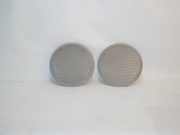 97-01 Cherokee XJ Jeep Roof Speaker Cover Set Pair Gray