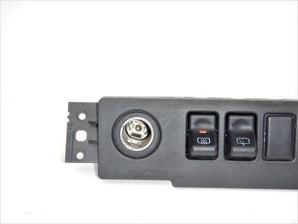 97-01 Cherokee XJ Jeep Dash Bezel Insert Rear Wiper Defrost Switch Power Outlet
