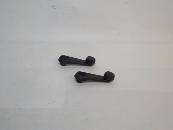 91-95 YJ Jeep Manual Window Crank Knob Black Pair Set